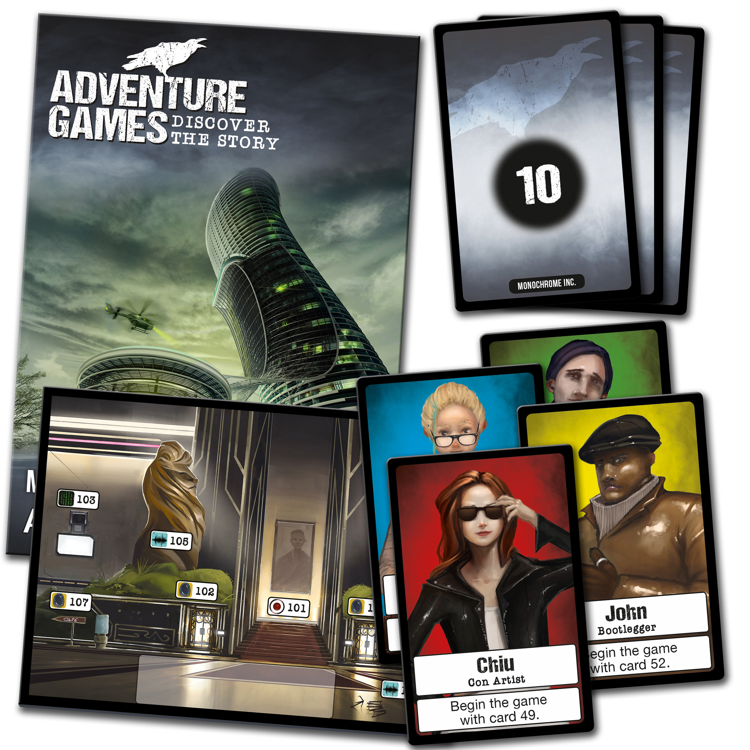 Adventure Games : Monochrome Inc